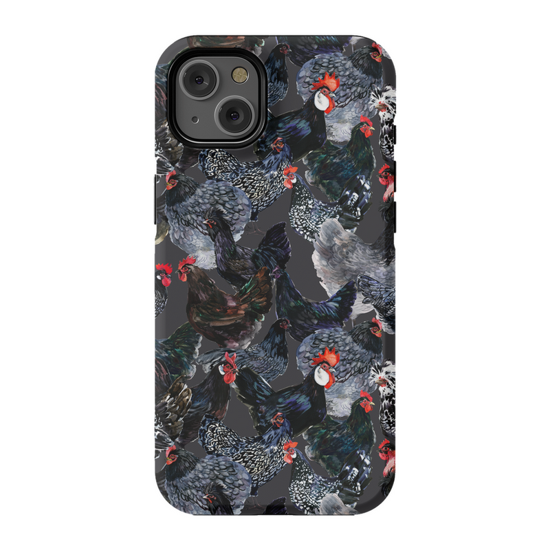 Midnight Chickens Phone Case