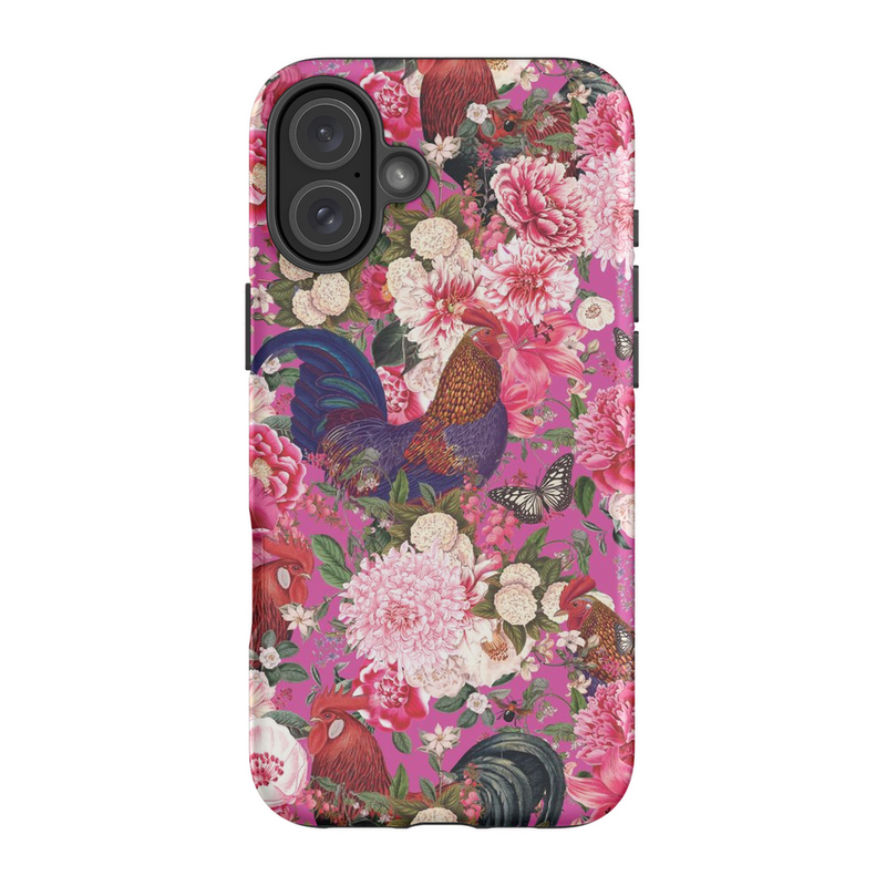 Secret Chicken Garden Phone Case, Roosters