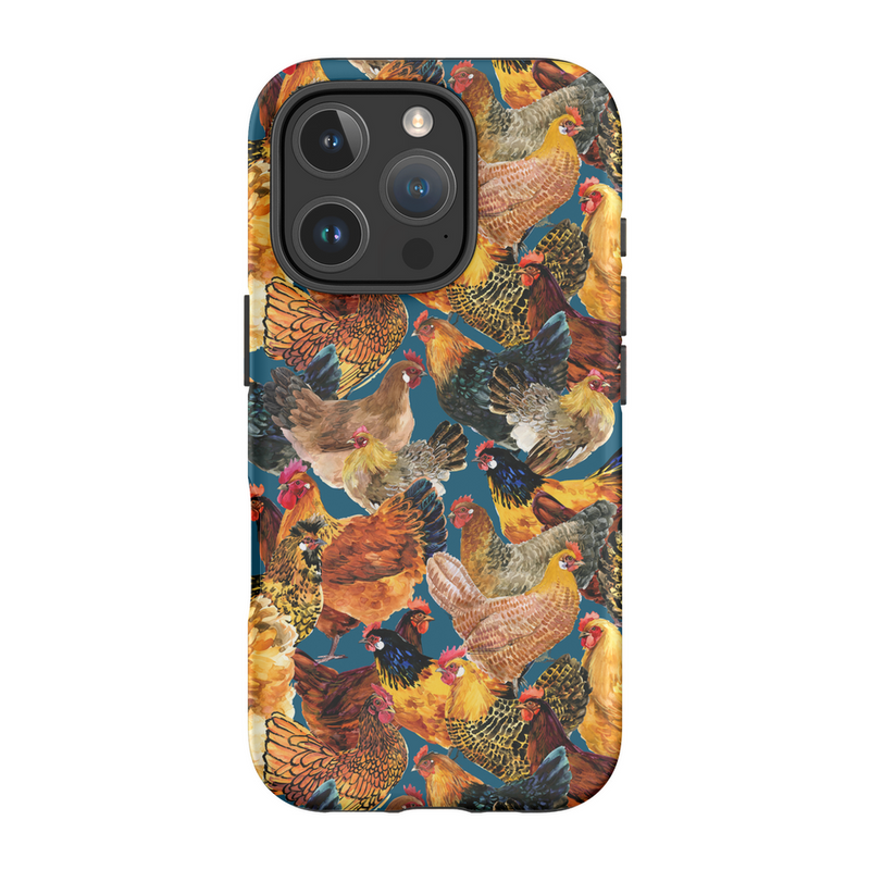 Golden Chickens Phone Case