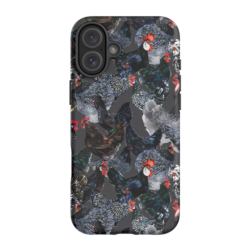 Midnight Chickens Phone Case