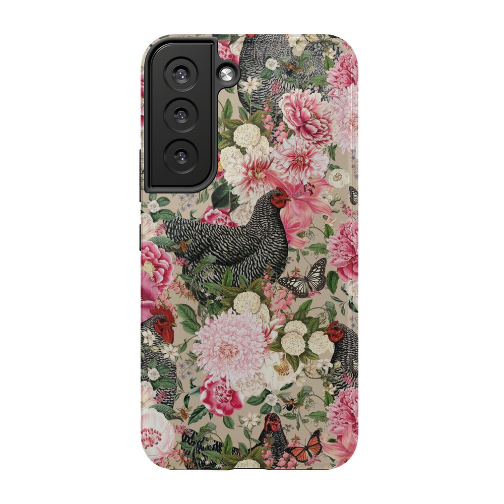 Secret Chicken Garden Phone Case, Barred Rock Neutral – Drinking with  Chickens