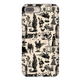 Chicken Lady Toile Black and Ivory Phone Case