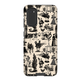 Chicken Lady Toile Black and Ivory Phone Case