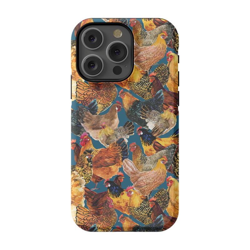 Golden Chickens Phone Case