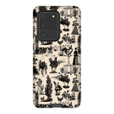 Chicken Lady Toile Black and Ivory Phone Case