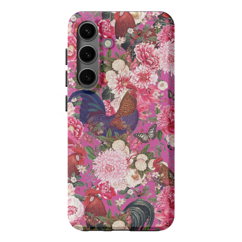 Secret Chicken Garden Phone Case, Roosters