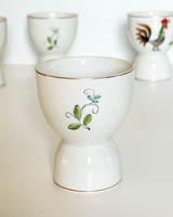 Vintage Rooster Egg Cups, set of 5