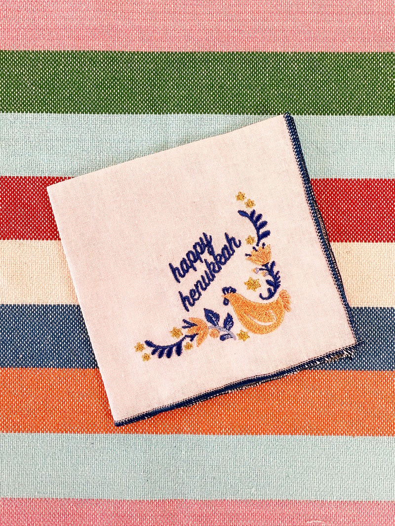 Happy Henukkah Napkins, set of 4