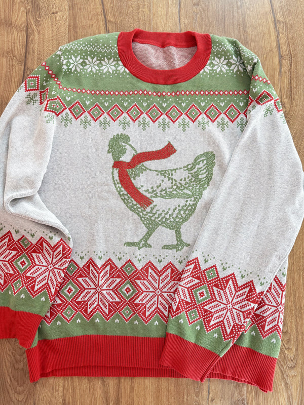 Holiday Hen Sweater