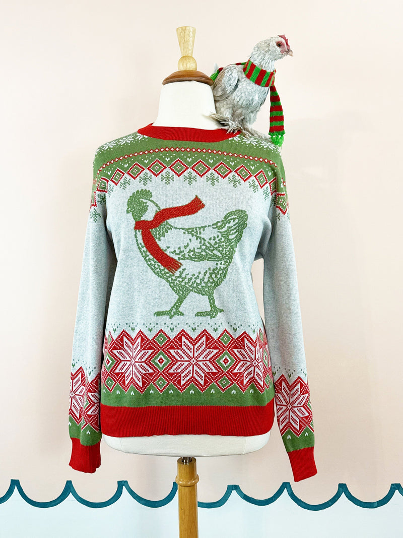 Holiday Hen Sweater