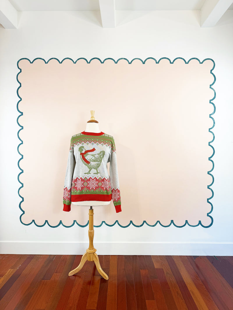 Holiday Hen Sweater