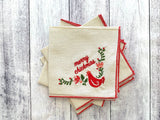 Merry Chickmas Napkins, set of 4