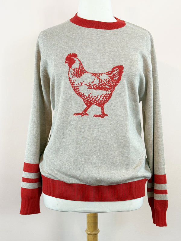 Red Chicken Sweater