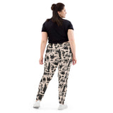Chicken Lady Toile Women's Joggers, pepper