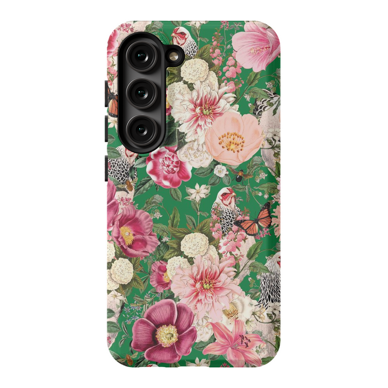 Secret Chicken Garden Phone Case, Light Brahma