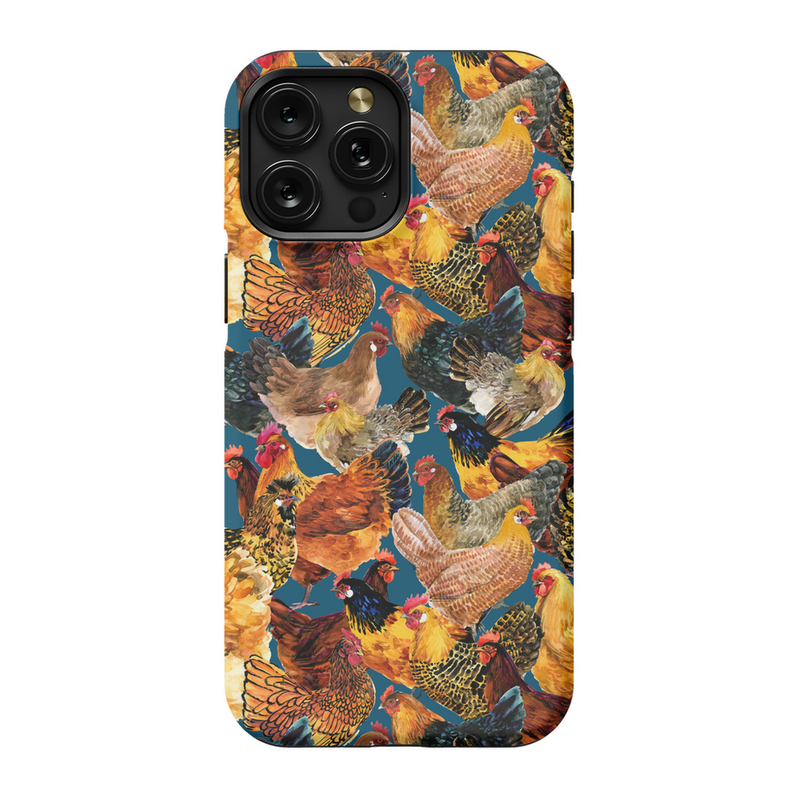 Golden Chickens Phone Case