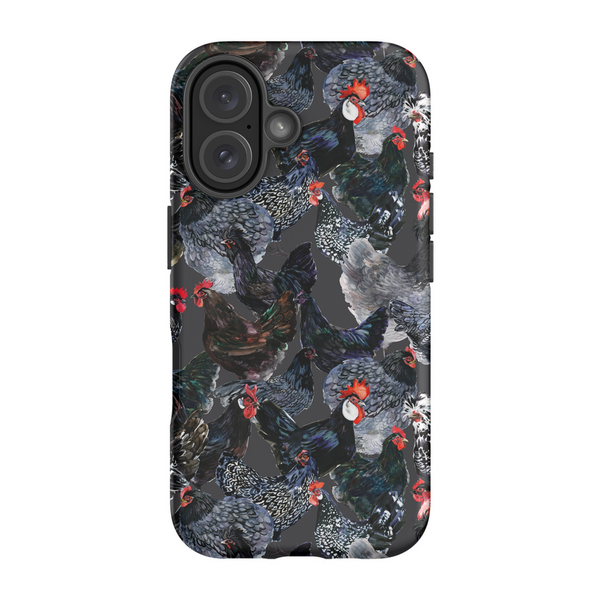 Midnight Chickens Phone Case