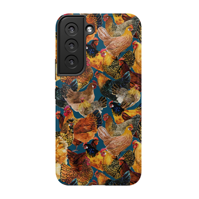 Golden Chickens Phone Case