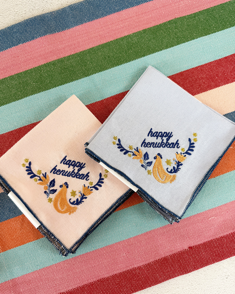 Happy Henukkah Napkins, set of 4