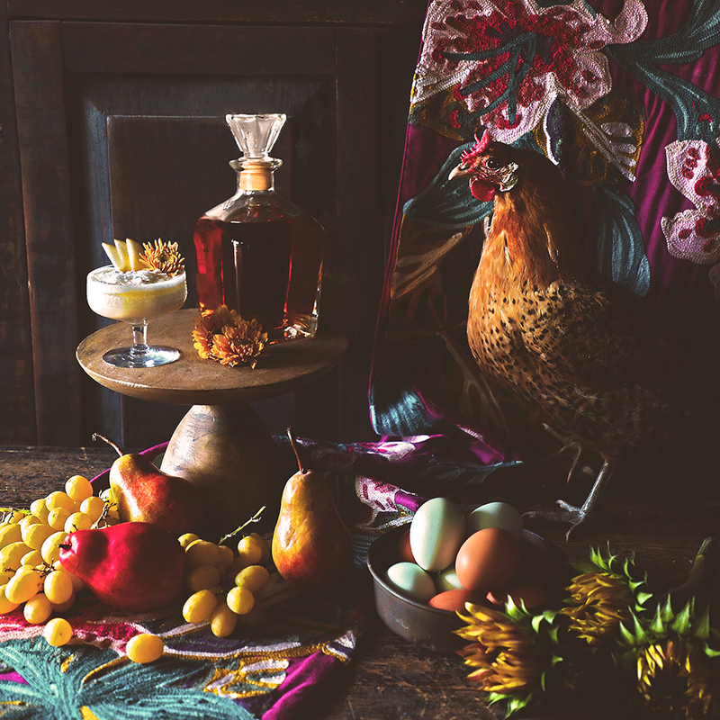 Still Life with Chicken and Drink 2023 Wall Calendar