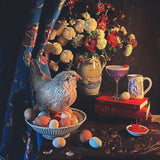 Still Life with Chicken and Drink 2023 Wall Calendar