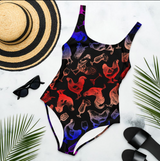Cocktails & Chickens One-Piece Suit, multi