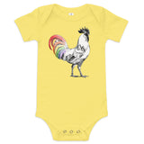 Pride Rooster Baby Onesie