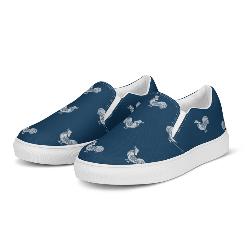 Folksy Chicken Men’s Slip-On Sneakers