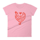 I Drink with My Chickens Ladies' T-shirt