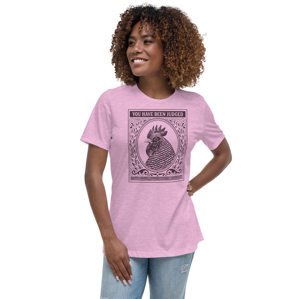Judgey Chicken Women's Relaxed T-Shirt