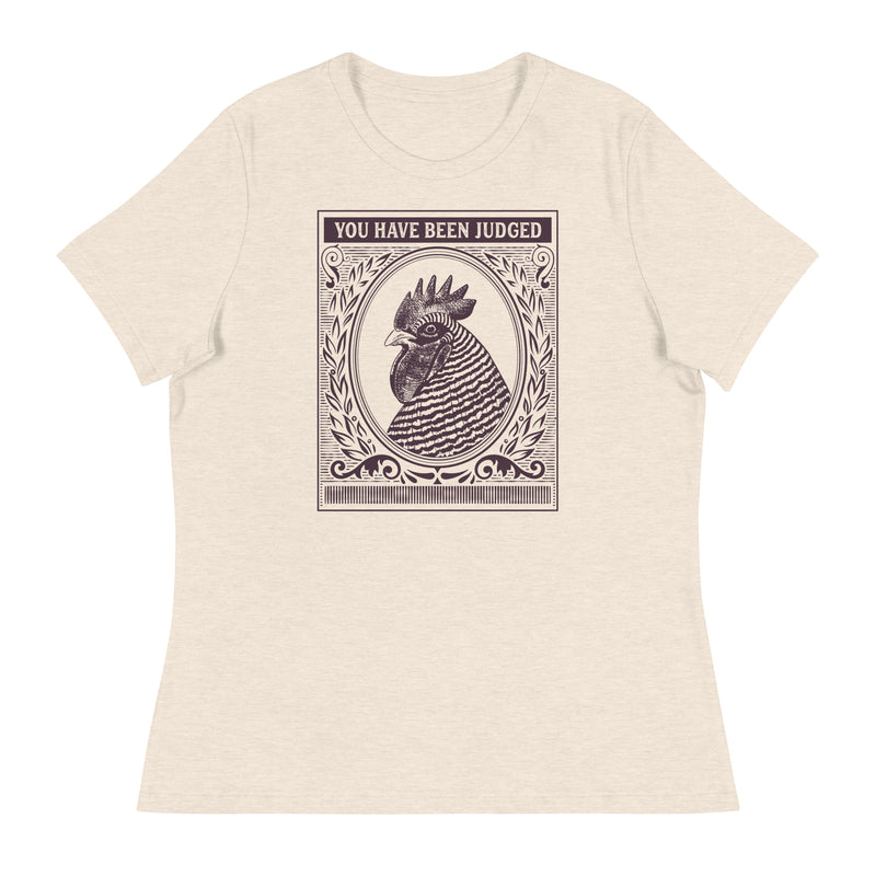 Judgey Chicken Women's Relaxed T-Shirt