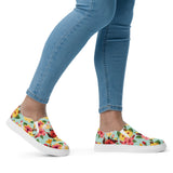 Tropical Chicken Vibes Women's Slip-On Sneakers